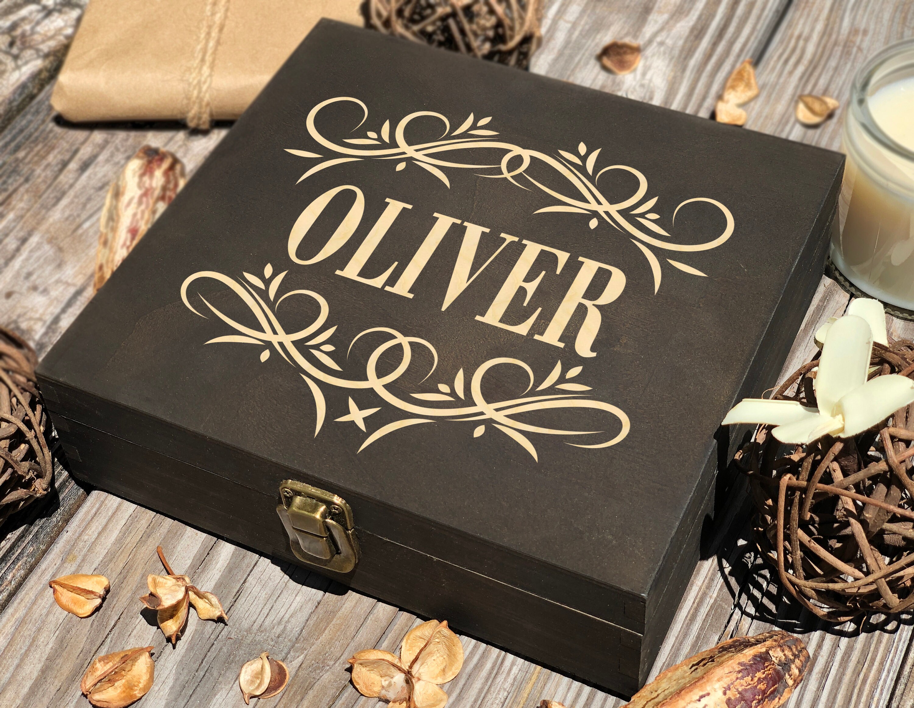 Personalized Men's Gift Box Men's Wooden Box Custom Etsy