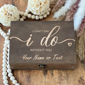 Scatola ricordo in legno personalizzata, regalo di nozze, scatola dei ricordi