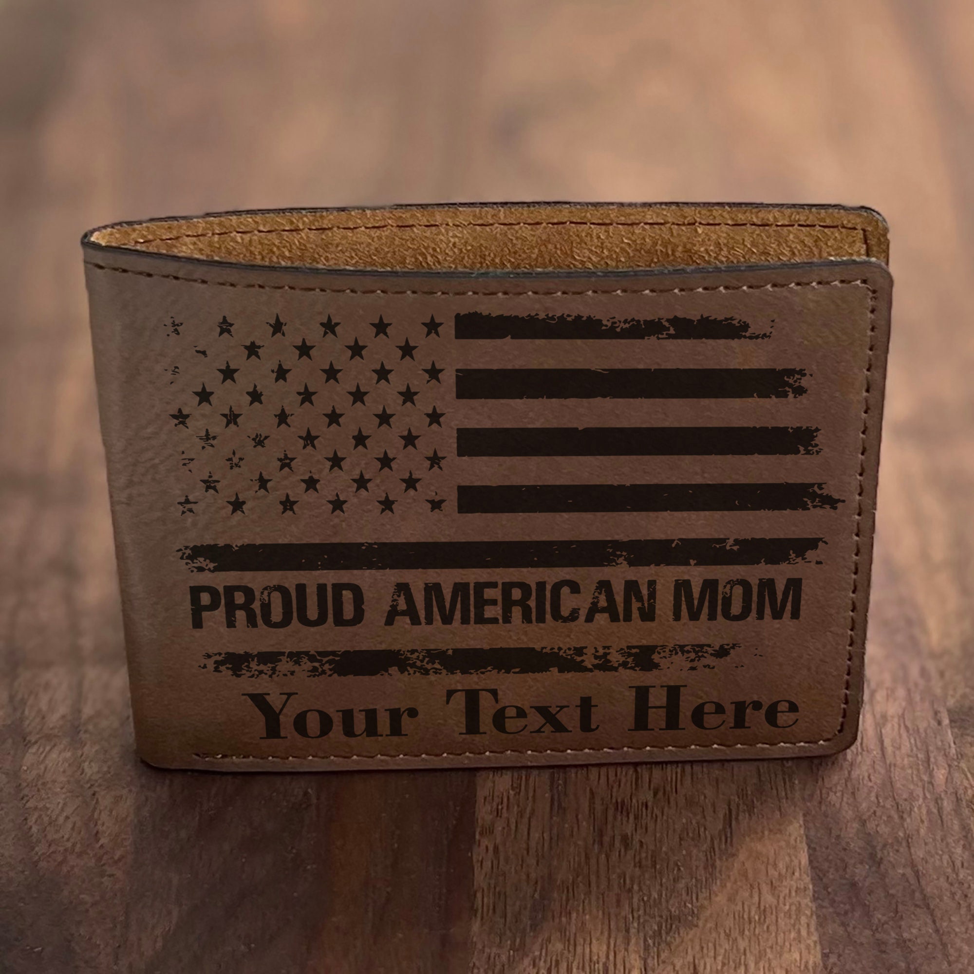 アメリカ国旗刻印入り財布：誇り高きアメリカ人ママへの贈り物 - Etsy 日本