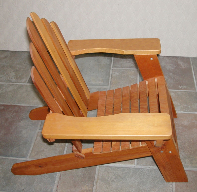 Children's Adirondack Chair Woodworking plans project Etsy