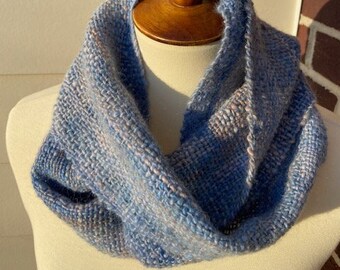 Handspun & Handwoven Alpaca Infinity Scarf