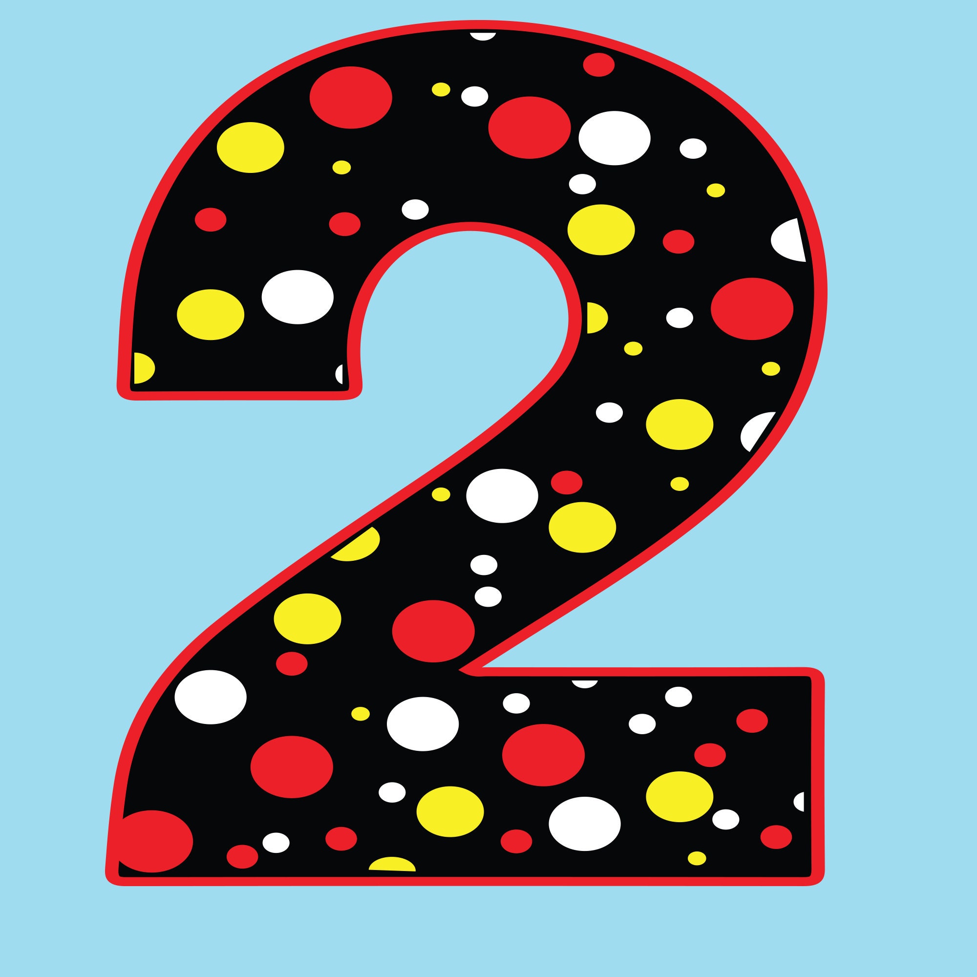 Polka Dot Numbers Svg Files For Cricut Etsy - vrogue.co