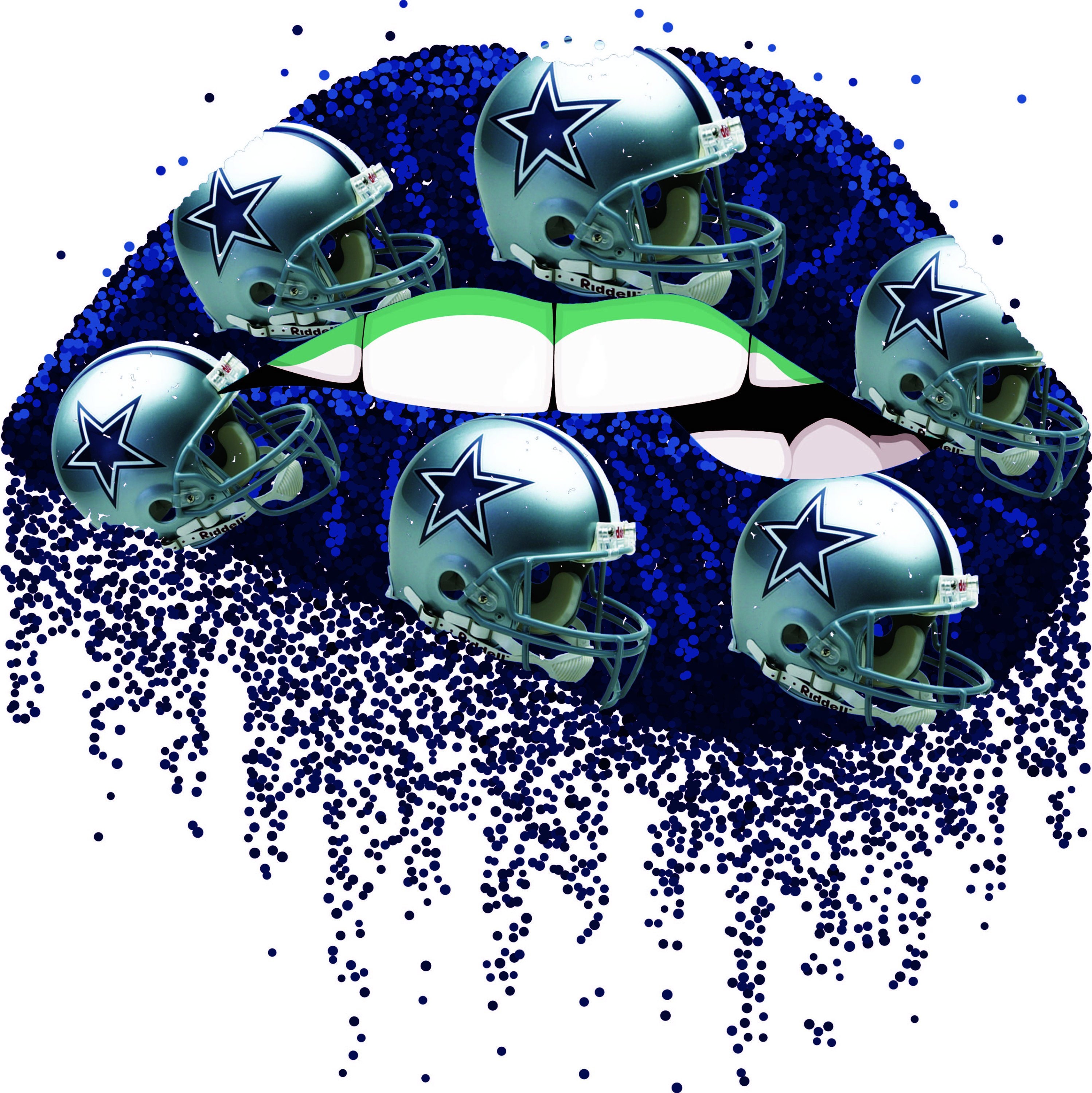 Dallas Cowboys Lips Svg