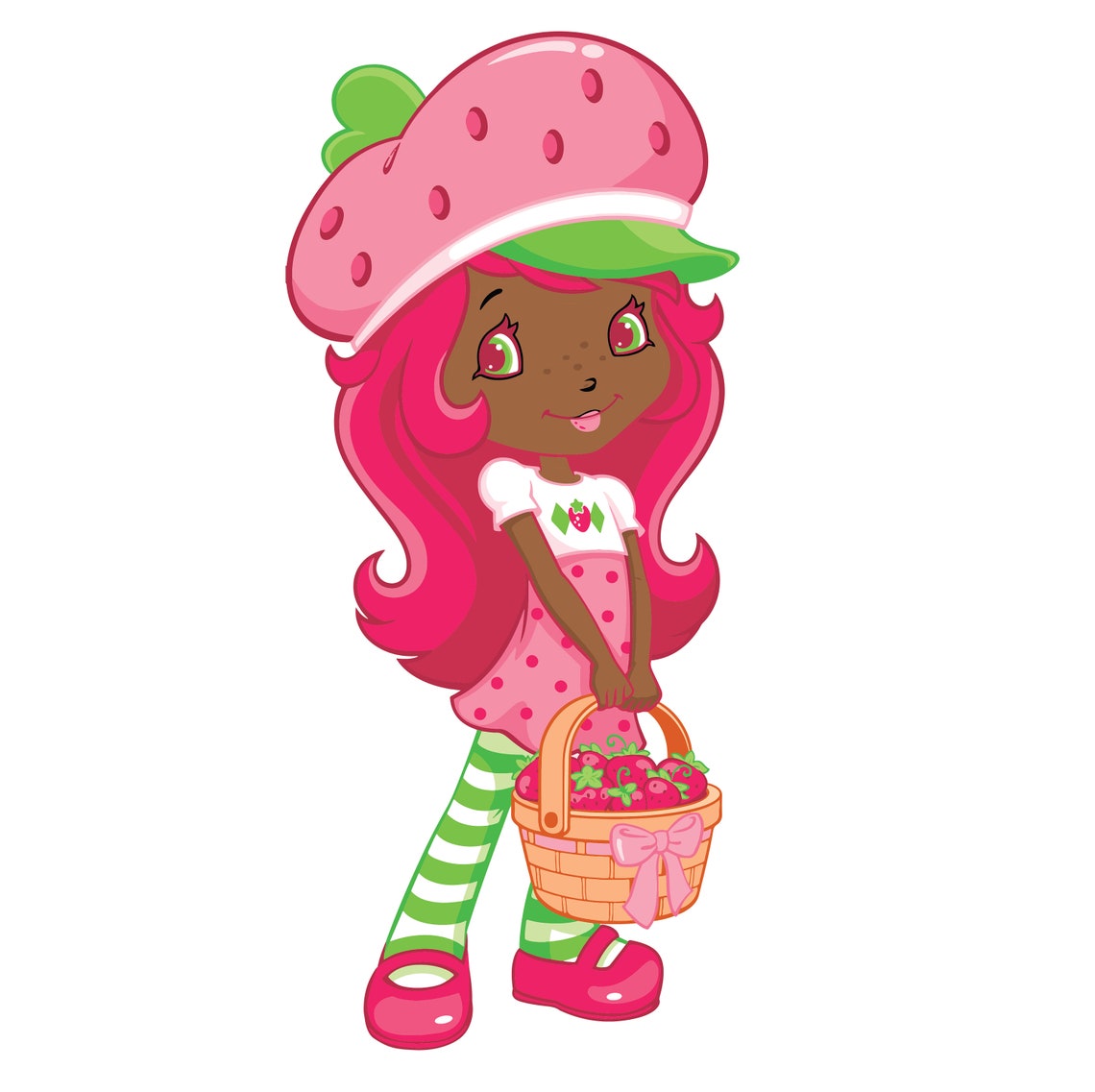 African American Strawberry Shortcake SVG Birthday Tshirts Etsy