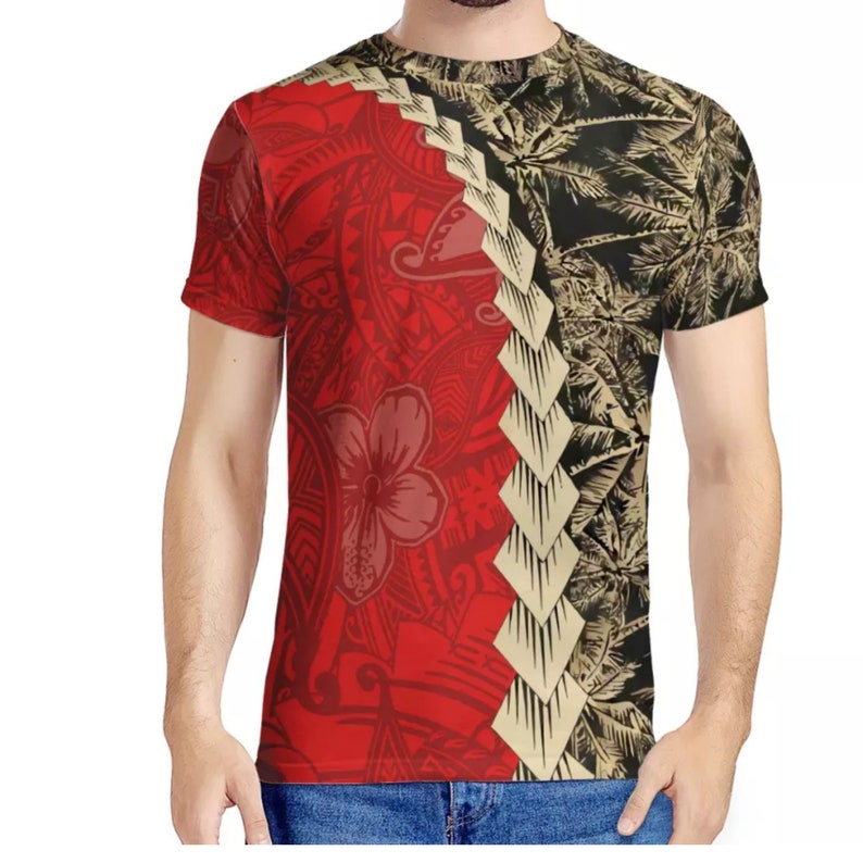 Samoa Mens Trial Polynesian Design Tshirtssamoa Apparel for Etsy
