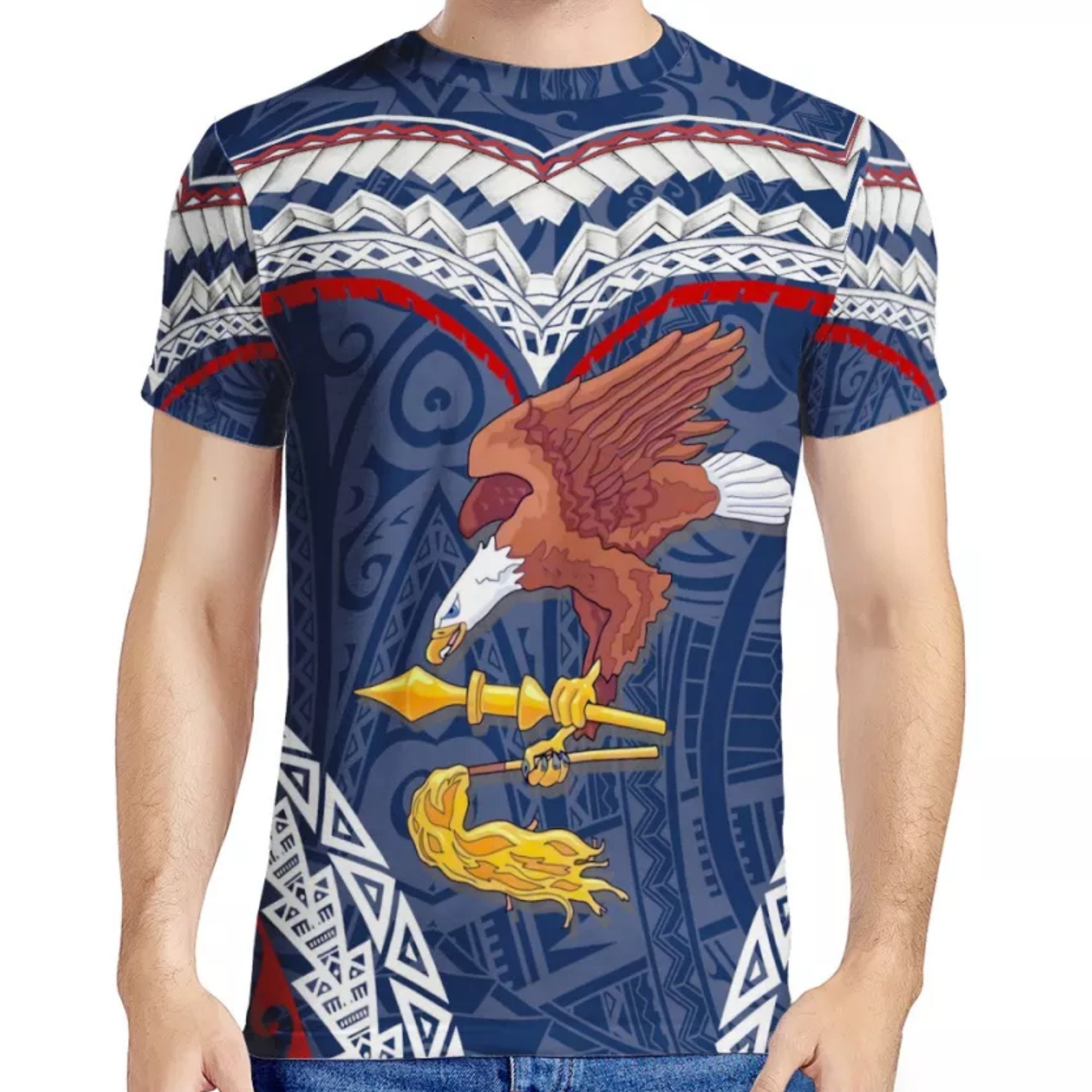 Samoa Mens Trial Polynesian Design TshirtsSamoa Apparel For Etsy