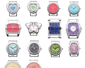 NIMI 5 Piece Assorted Color Case Watch Face