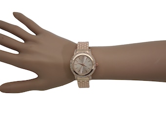 NIMI Rhinestone Bangle Watch