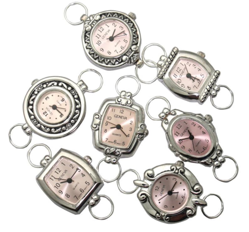 5 Piece Watch Face Set for Beading and Jewelry Making Etsy