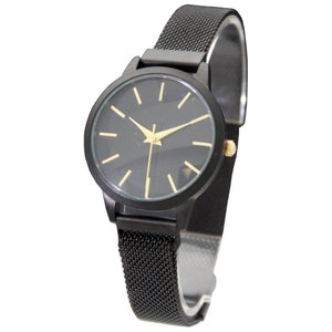 NIMI Small Face Modern Mesh Strap Watch