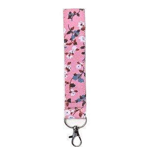 Flower keychain | Floral Keychain Wristlet | Key Fob Wristlet