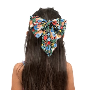 Oversized Hair Bow | Large Hair Bow | Large Hair Clip| Large Floral Hair Bow | Girl Large Bow