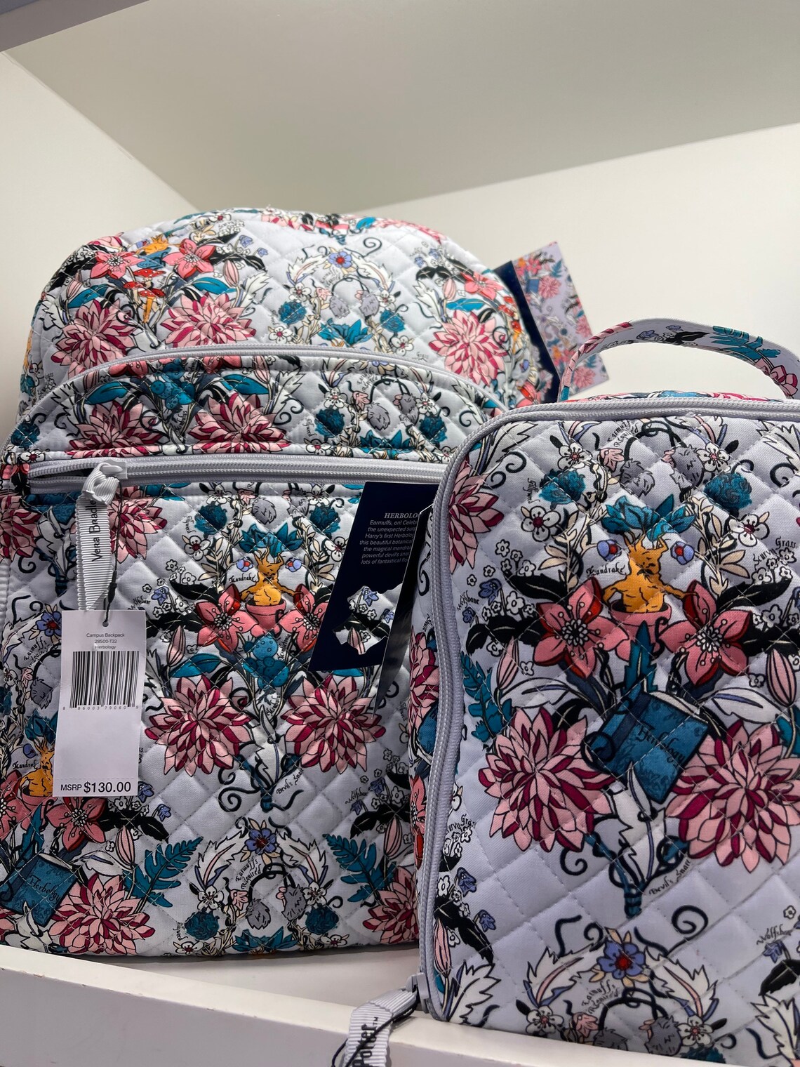 Vera Bradley Harry Potter Herbology Backpack and Lunch Bag Etsy