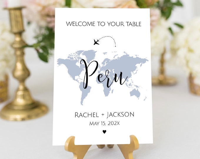 Map Table Numbers