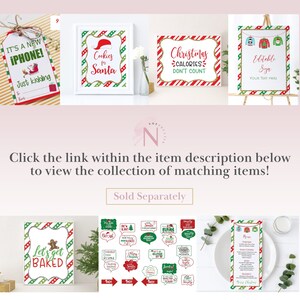 a collage of christmas themed items with the text, click the link within the