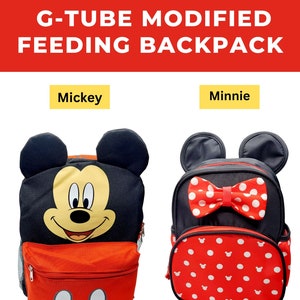 Feeding Tube Backpack for Feeding Tube G Tube J Tube GJ Tube 12 Inch Gtube  Feeding Backpack for Enteral Feeding Pump 500mL or 1000mL