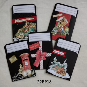 Library Cards and Christmas Pockets