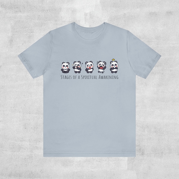 Stages of a Spiritual Awakening Panda Tee