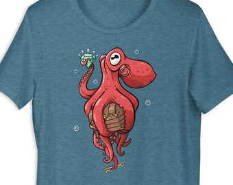 The Treasure Hunter - Octopus Shirt by OctoNation
