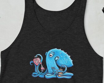Teatime Tina Unisex Giant Pacific Octopus Tank Top