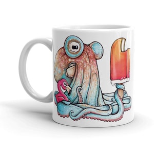 Dreamy Dani Caribbean Reef Octopus Ceramic Mug