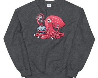 Cocoa Callisto, The Atlantic White-Spotted Octopus Sweatshirt