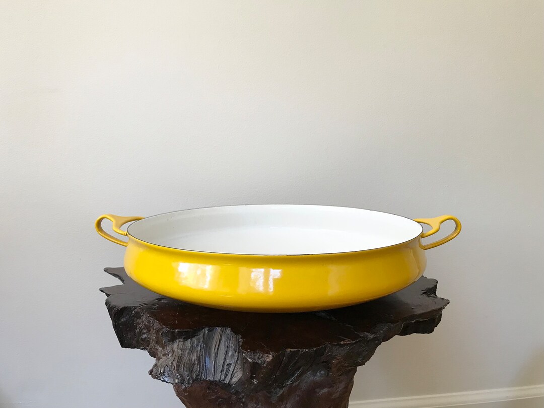 Midcentury Mod Dansk Yellow Paella Pan Kobenstyle 17 Dansk Etsy