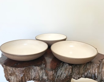 Heath Soup Bowls “Sandalwood” Vintage Soup Bowls Set/3 Coupe 6.5” By CaliforniaDreamin4Me