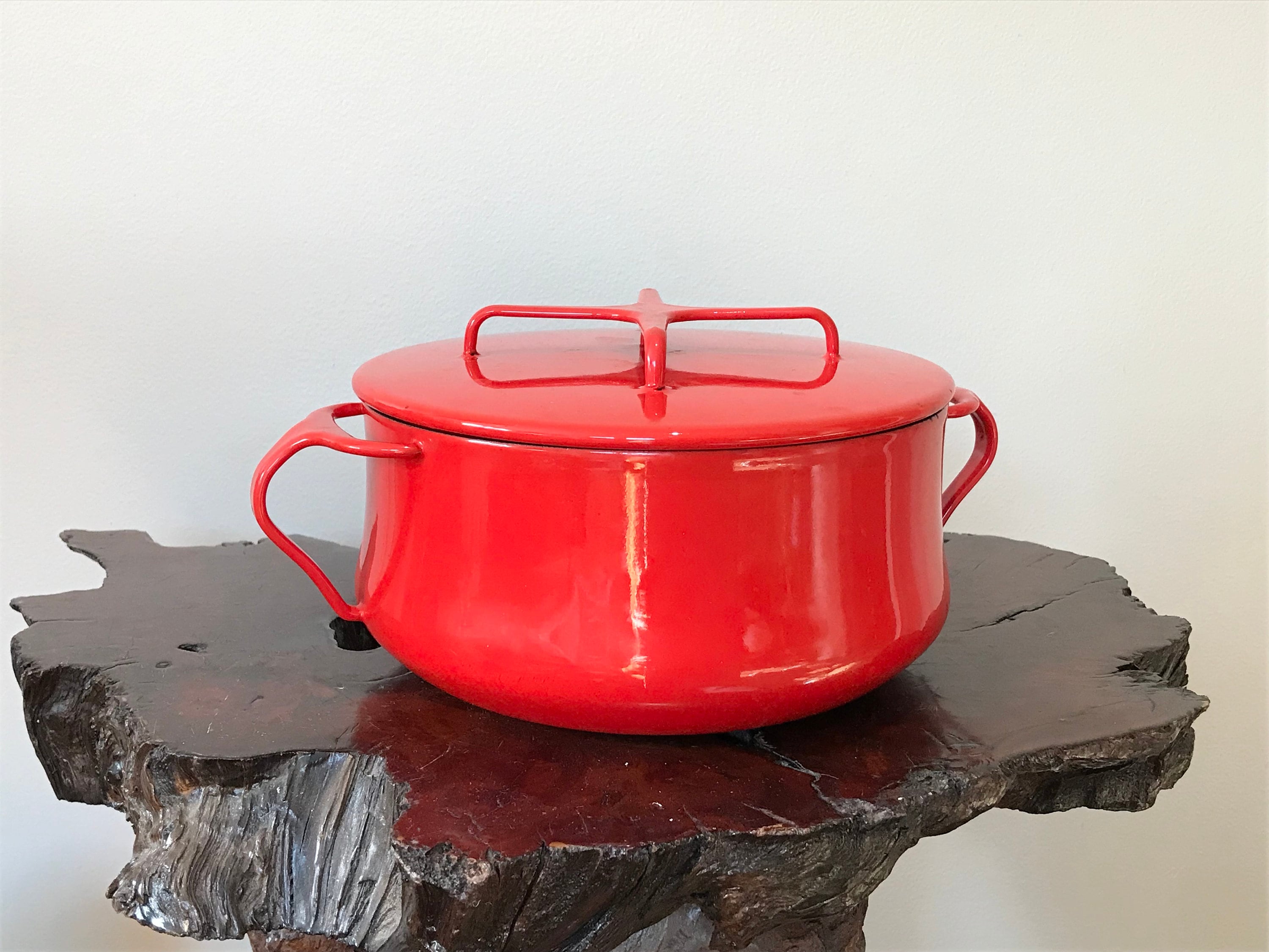 1960s Dansk Kobenstyle Casserole Pot with Trivet Lid, designed by Jens H.  Quistgaard