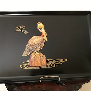Vintage Couroc Pelican Tray Monterey California Large Couroc Bar Tray Excellent