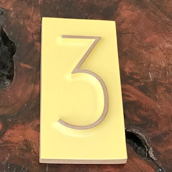 Heath Ceramics Neutra Home Number “3” Chartreuse Tile By CaliforniaDreamin4Me