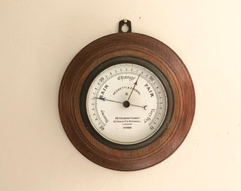 Antique Negretti & Zambra Barometer England 1890 No 29599 By CaliforniaDreamin4Me