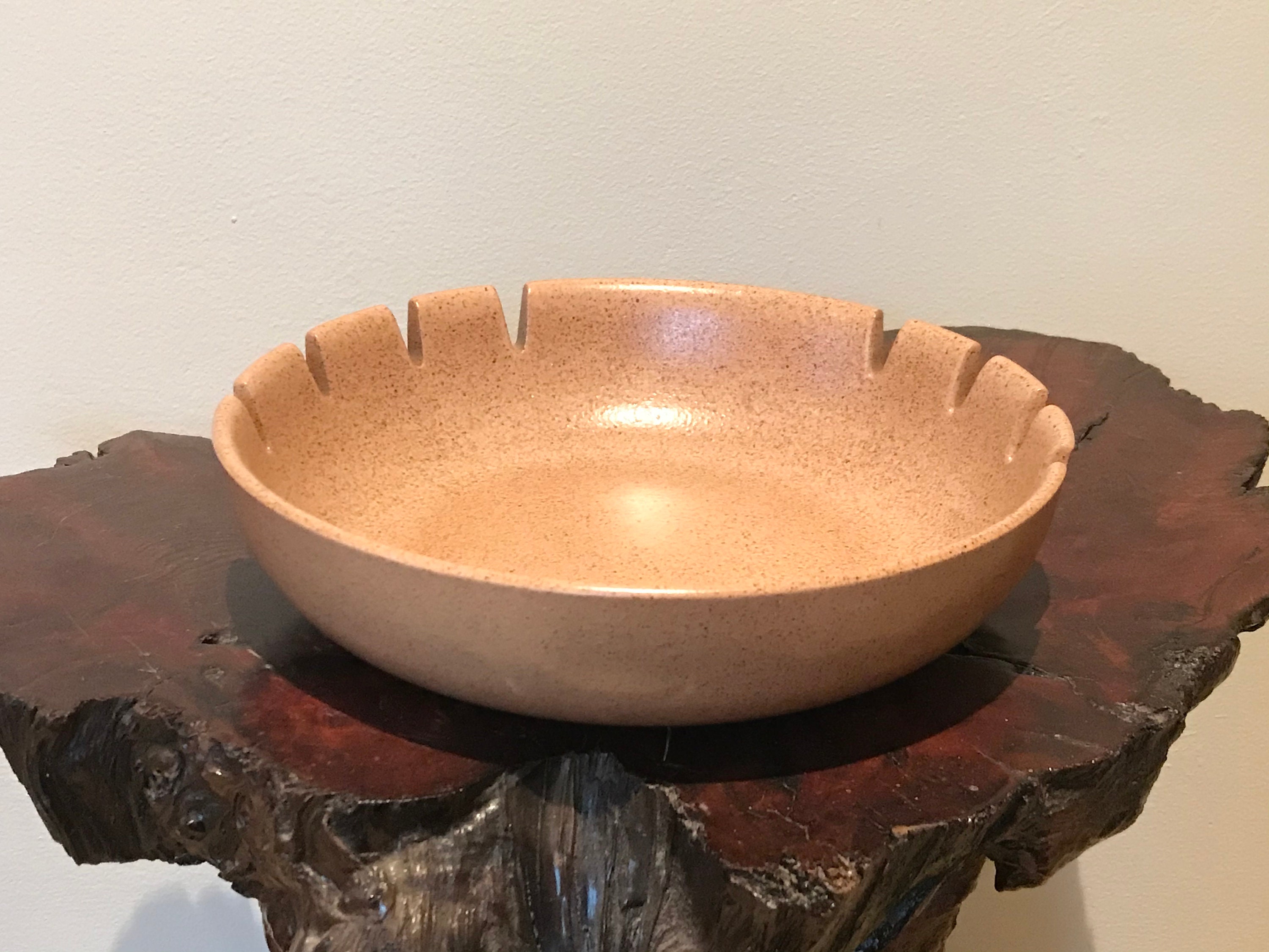 Vintage Heath Ceramic Ashtray Apricot 8 Slot Ashtray Rare Etsy