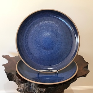2 Vintage Heath Ceramic “Moonstone” Dinner Plates 1987, 10 3/4” By CaliforniaDreamin4Me