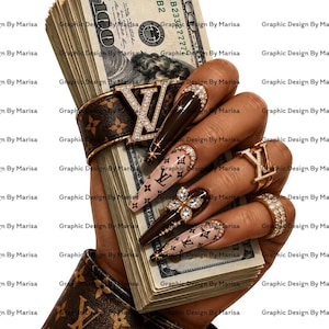 Louis Vuitton Nail Designs - Etsy