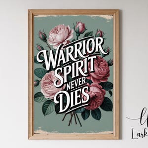 Vintage Floral Bible Verse Print: Cottagecore Scripture Art (Digital Download