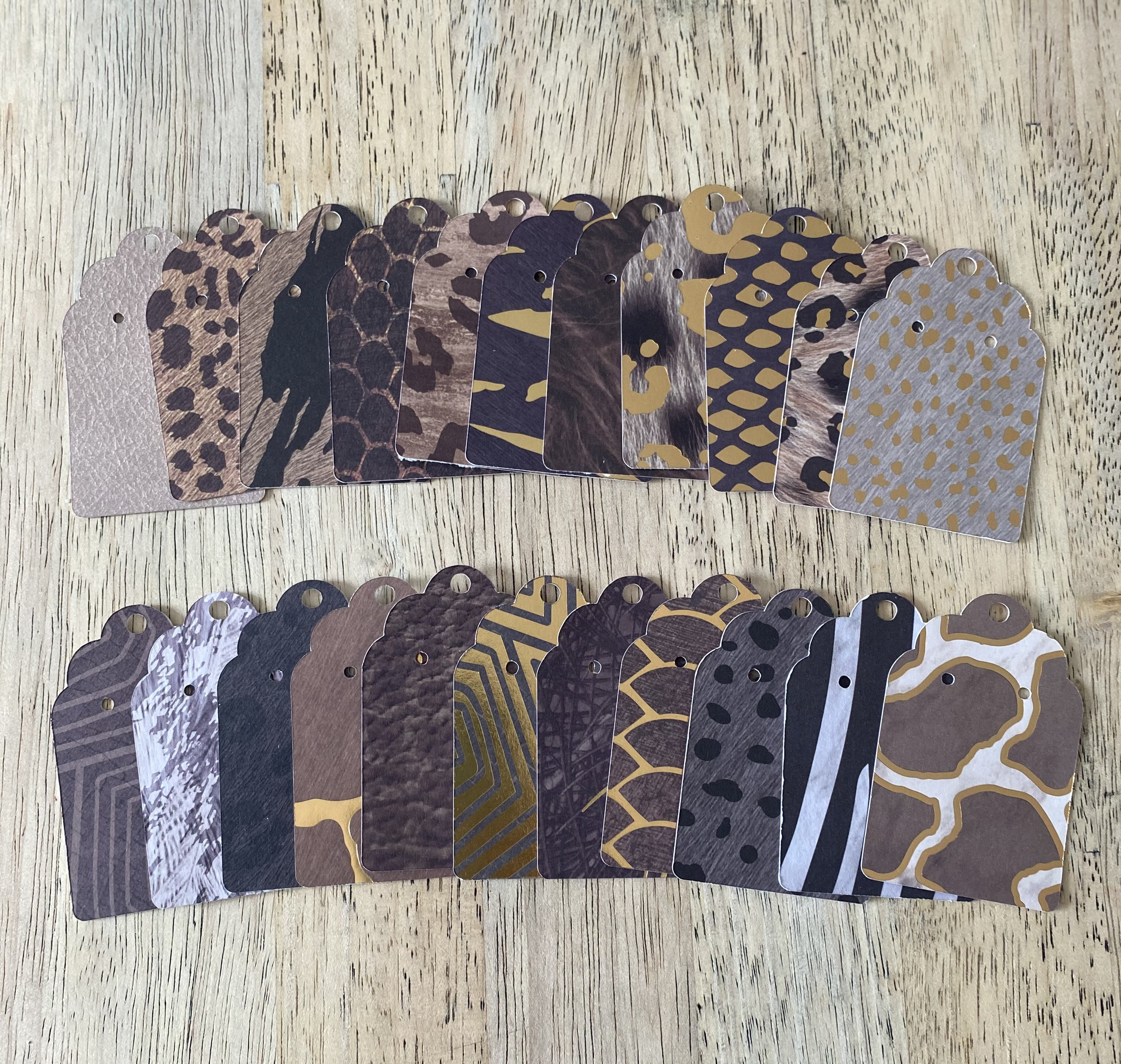 24 Earring Display Cardscardstock earring holdersjewelry Etsy