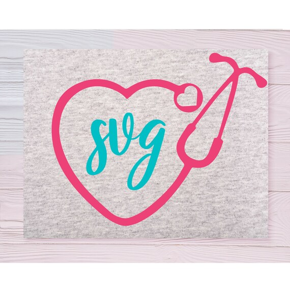Download Stethoscope Svg Heart Stethoscope Svg Nurse Svg Heart Etsy
