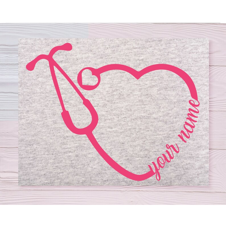 Custom Svg Custom Stethoscope Svg Custom Your Name Svg Etsy Norway