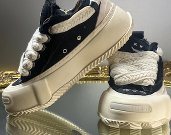 Zapatillas VESSEL Peace By Piece para hombre, talla 6, talla 8, nuevas, sin usar, de diseñador, para coleccionistas