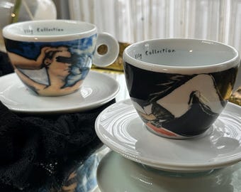 Illy Caffe Art Collection Vtg Cappuccino Cup, 2003 SHIZUKA