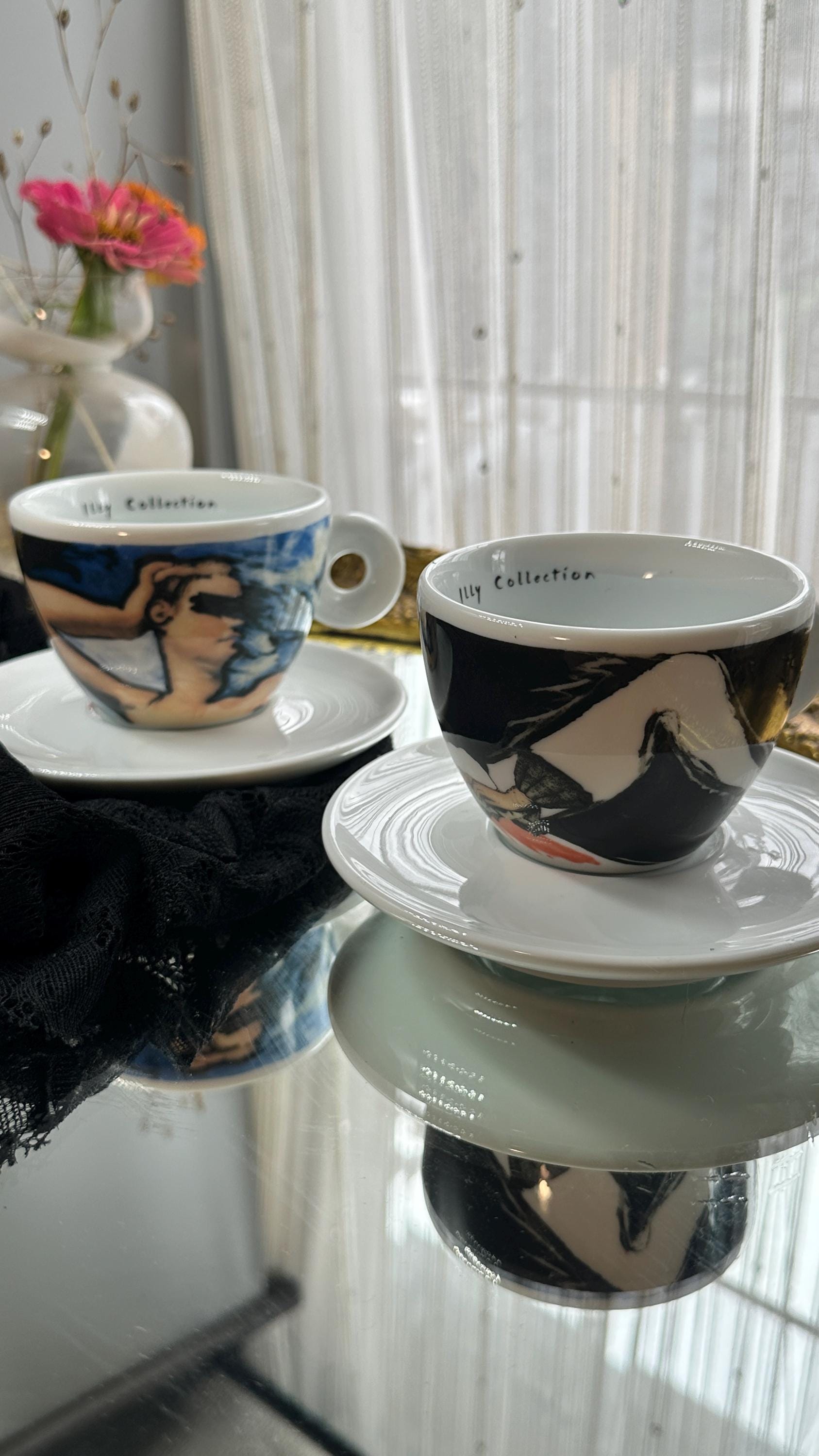 Illy collection tasse à Café/espresso GILLO DORFLES porcelaine Très Bon