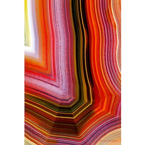 Agate Mineral Photography Artwork Abstract, Canvas and Metal Print Wall Art, Nature Photo, Agate Wall Decor, Agate Print