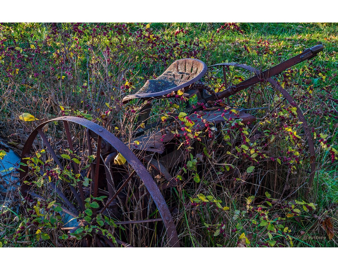 Horse Drawn Farm Equipment Midwest Abandoned Farm Equipment Etsy
