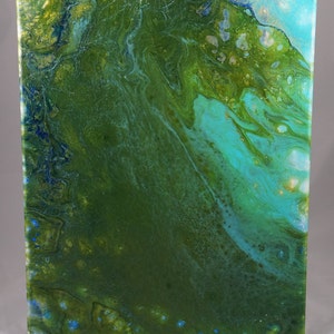 Acrylic Pour Painting 11 x 14 Abstract Canvas Art Wall Decor