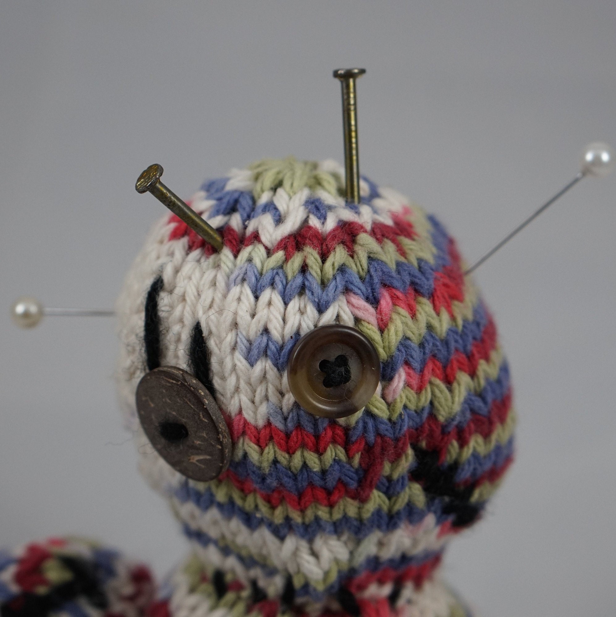 Zombie Stuffed Animal Knitted Zombie Stuffed Toy Soft Toy Handmade