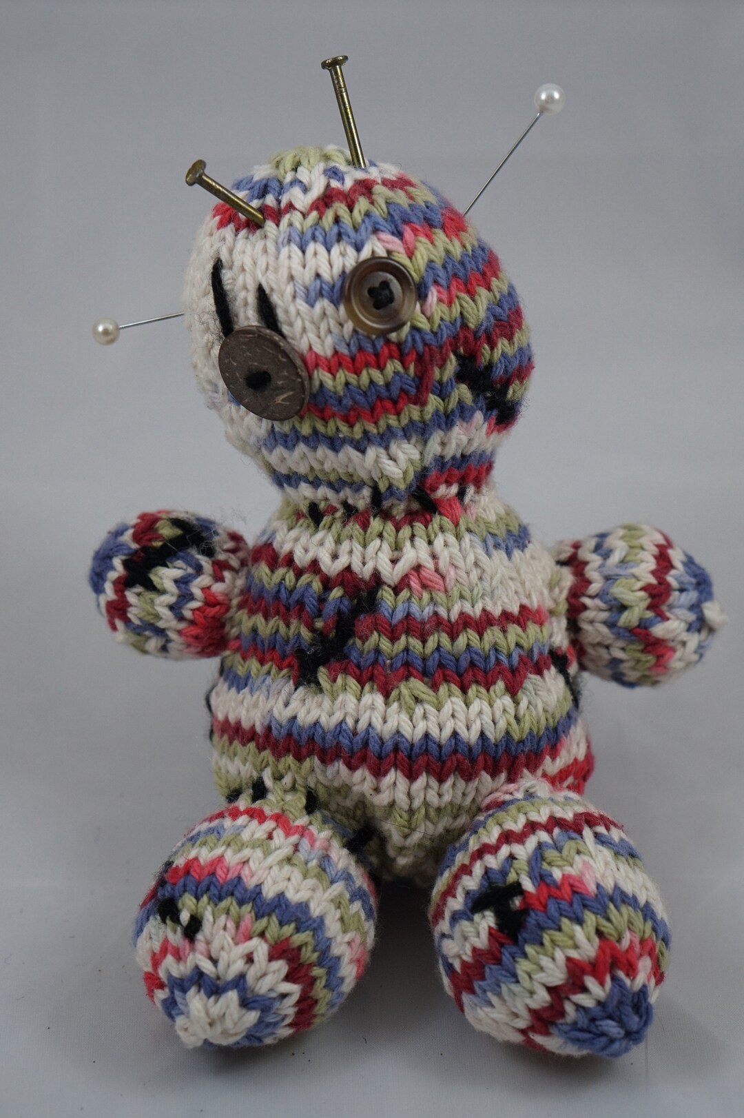 Zombie Stuffed Animal Knitted Zombie Stuffed Toy Soft Etsy