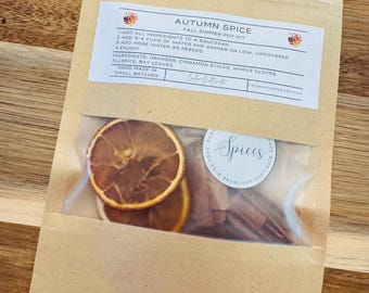 Autumn Spice Simmer Pot Kit – Fall Stovetop Potpourri