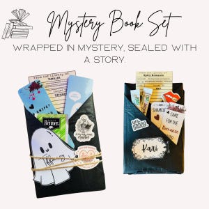 Blind Date with a Book Mystery Box – Wrapped Surprise Book Gift | Choose Genre | Romance, Thriller, YA, Fantasy | Book Lover Gift Idea