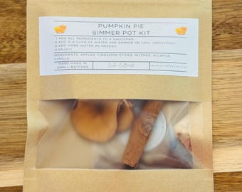Pumpkin Pie Simmer Pot – Fall Kitchen Scent with Cinnamon & Nutmeg